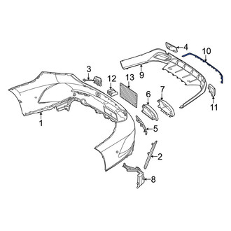 Mercedes-Benz OE - Front Center Bumper Trim