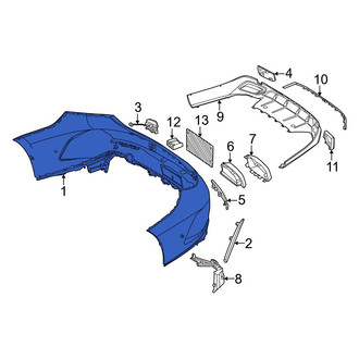 Mercedes-Benz OE - Rear Bumper Cover