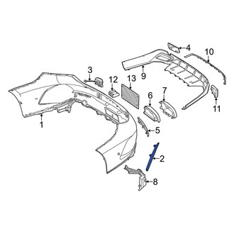 Mercedes-Benz OE - Rear Left Bumper Cover Spacer Panel