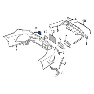 Mercedes-Benz OE - Rear Upper Tow Eye Cap
