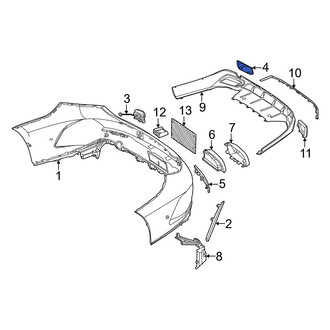 Mercedes-Benz OE - Rear Lower Tow Eye Cap