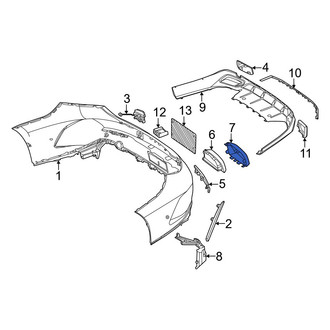 Mercedes-Benz OE - Left Bumper Impact Absorber Cap