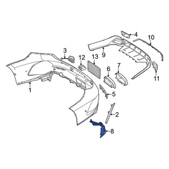 Mercedes-Benz OE - Left Bumper Seal