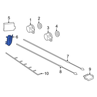 Mercedes-Benz OE - Right Blind Spot Detection System Warning Sensor Bracket