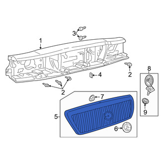 Mercury OE - Front Grille