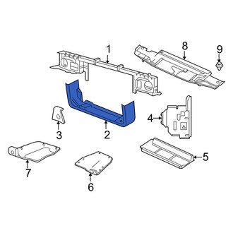 Mercury OE - Front Radiator Support Tie Bar