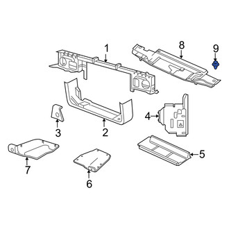 Mercury OE - Radiator Support Access Cover Clip