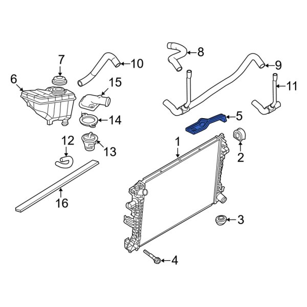 Radiator Mount Bracket