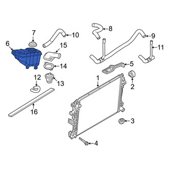 Mercury OE - Engine Coolant Reservoir