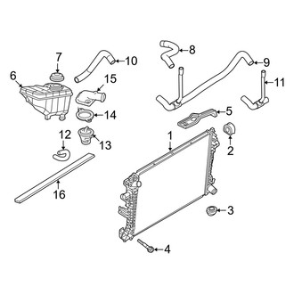 Mercury OE - Cooling - Radiator & Components