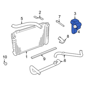 Mercury OE - Engine Coolant Reservoir