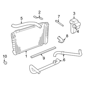 Mercury OE - Cooling - Radiator & Components