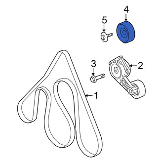 Mercury OE - Accessory Drive Belt Idler Pulley