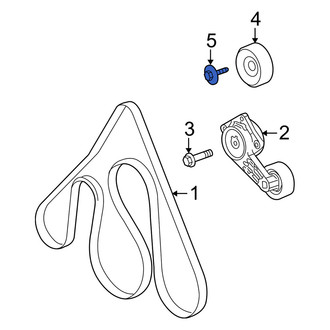 Mercury OE - Accessory Drive Belt Idler Pulley Bolt