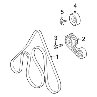 Mercury OE - Cooling - Belts & Pulleys