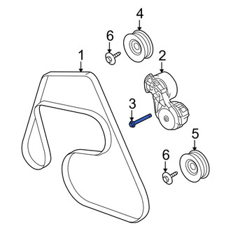 Mercury OE - Belt Tensioner Bolt