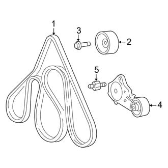 Mercury OE - Cooling - Belts & Pulleys
