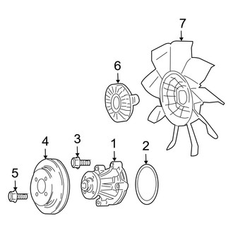 Mercury OE - Cooling - Water Pump