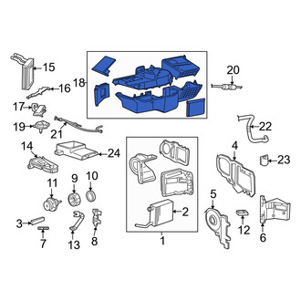 Mercury OE - HVAC Air Inlet Housing