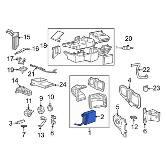 Mercury OE - A/C Evaporator Core