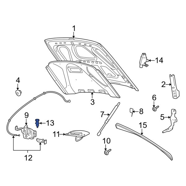 Hood Stop Buffer