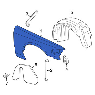 Mercury OE - Front Left Fender