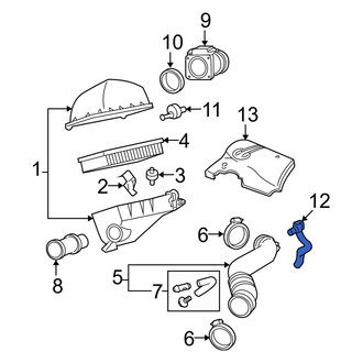 Mercury OE - PCV Valve Hose