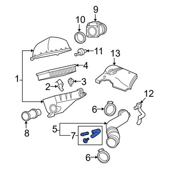 Mercury OE - PCV Valve Hose