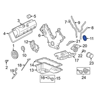 Mercury OE - Rear Engine Crankshaft Seal