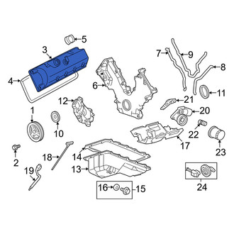 Mercury OE - Left Engine Valve Cover