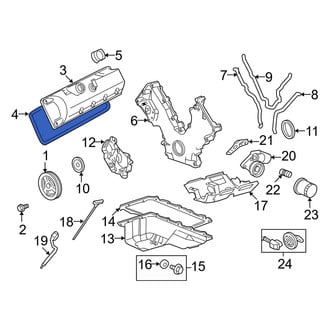 Mercury OE - Left Engine Valve Cover Gasket