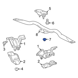 Mercury OE - Automatic Transmission Mount Nut