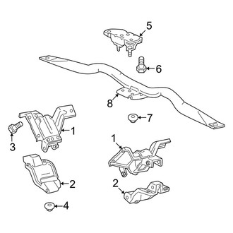Mercury OE - Engine & Transmission Mounting