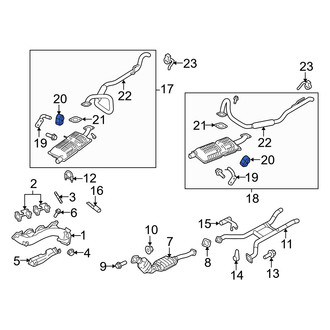 Mercury OE - Exhaust System Hanger