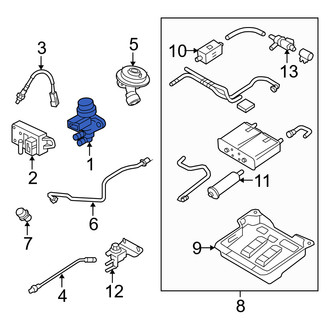 Mercury OE - Exhaust Gas Recirculation (EGR) Valve Control Solenoid