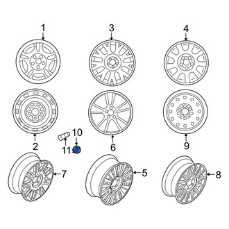 Mercury OE - Wheel Lug Nut
