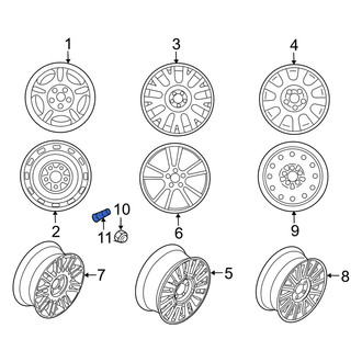 Mercury OE - Tire Valve Stem