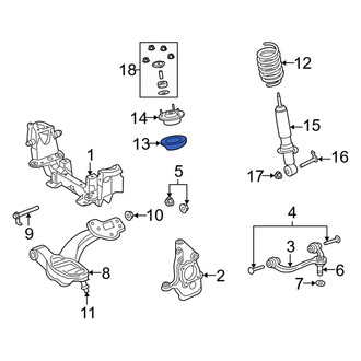 Mercury OE - Front Coil Spring Insulator