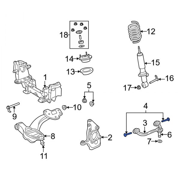 Suspension Control Arm Bolt