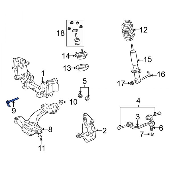 Suspension Control Arm Bolt