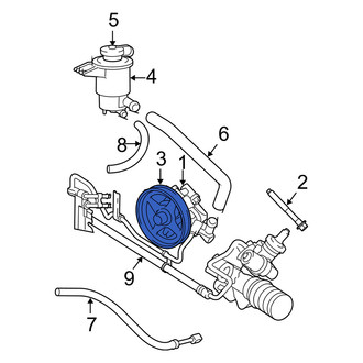 Mercury OE - Power Steering Pump Pulley