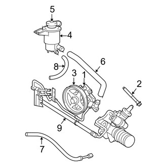 Mercury OE - Steering Gear & Linkage - Pump & Hoses