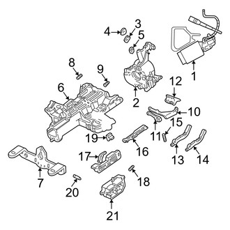 Mercury OE - Steering Column - Housing & Components