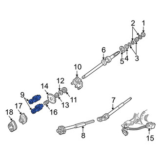 Mercury OE - Steering Shaft Universal Joint