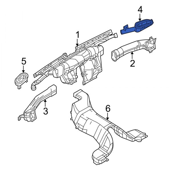 Windshield Defroster Nozzle