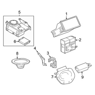 Mercury OE - Instrument Panel - Sound System
