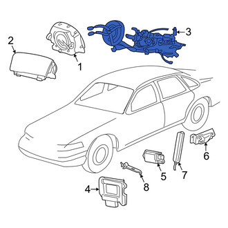 Mercury OE - Air Bag Clockspring