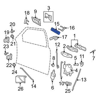 Mercury OE - Front Left Keyless Entry Keypad