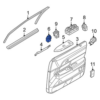 Mercury OE - Front Right Door Window Switch
