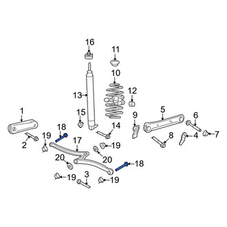Mercury OE - Suspension Track Bar Bolt